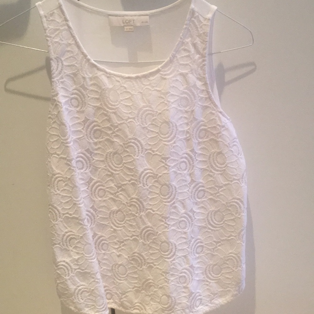 White floral top!